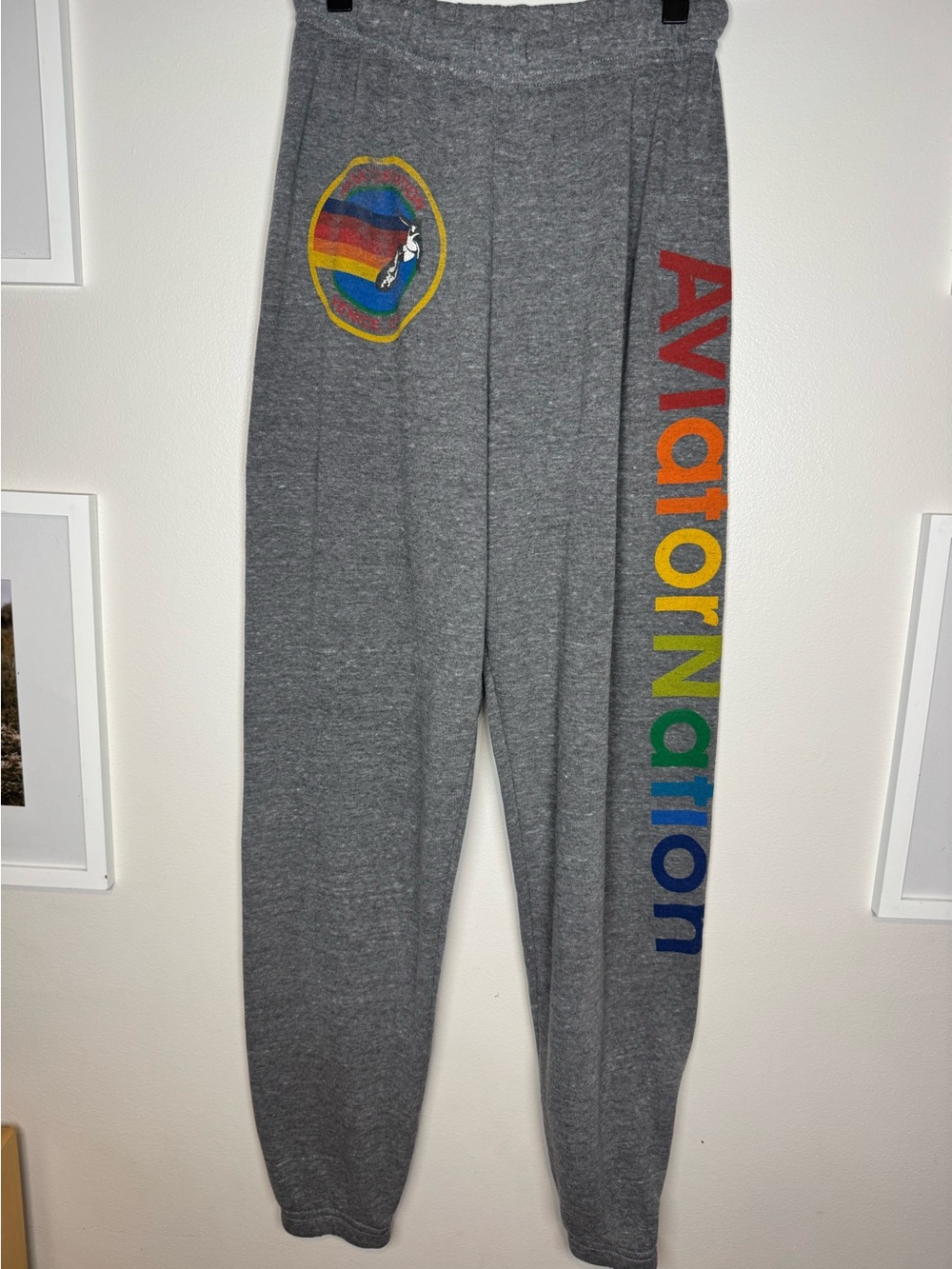 AVIATOR NATION NORTH SHORE SWEATPANTS -
HEATHER GREY